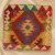 Kilim față de pernă 45x45 țesută manual pernă