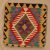 Kilim față de pernă 45x45 țesută manual pernă