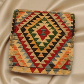 Față de pernă Kilim țesută manual 45x45 pernă decorativă afgană