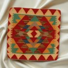Față de pernă Kilim țesută manual 45x45 pernă decorativă afgană