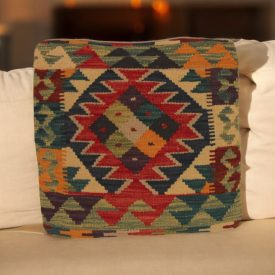   Față de pernă Kilim țesută manual 45x45 pernă decorativă afgană