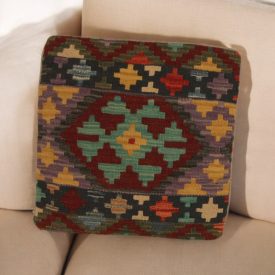   Față de pernă Kilim țesută manual 45x45 pernă decorativă afgană