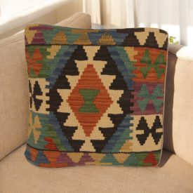 Pernă Kilim 45x45 țesută manual față de pernă