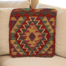 Pernă decorativă țesută manual 45x45 față de pernă Kilim
