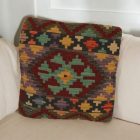 Pernă decorativă țesută manual 45x45 față de pernă Kilim
