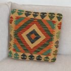Pernă Kilim țesută manual 45x45 pernă decorativă afgană