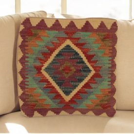 Pernă Kilim țesută manual 45x45 pernă decorativă afgană
