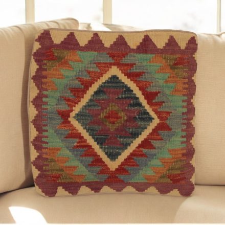 Pernă Kilim țesută manual 45x45 pernă decorativă afgană