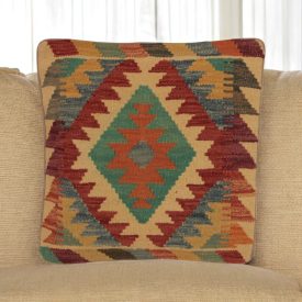 Pernă Kilim țesută manual 45x45 pernă decorativă afgană