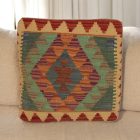 Pernă Kilim țesută manual 45x45 pernă decorativă afgană