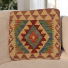 Pernă Kilim țesută manual 45x45 pernă decorativă afgană