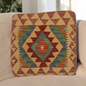 Pernă Kilim țesută manual 45x45 pernă decorativă afgană