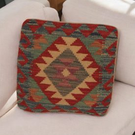 Pernă Kilim țesută manual 45x45 pernă decorativă afgană