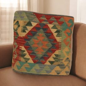 Pernă țesută manual 45x45 față de pernă Kilim