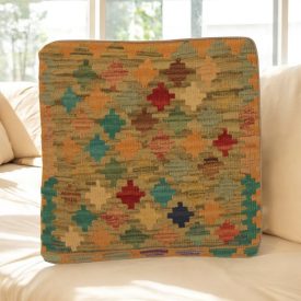 Pernă țesută manual 45x45 față de pernă Kilim