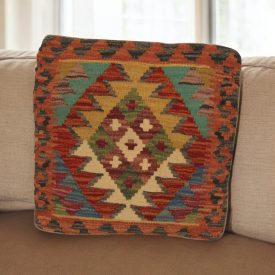   Față de pernă Kilim țesută manual 45x45 pernă decorativă afgană