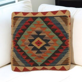   Față de pernă Kilim țesută manual 45x45 pernă decorativă afgană