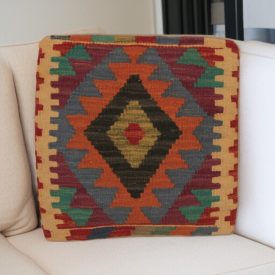 Pernă Kilim 45x45 țesută manual față de pernă