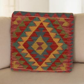 Pernă Kilim 45x45 țesută manual față de pernă