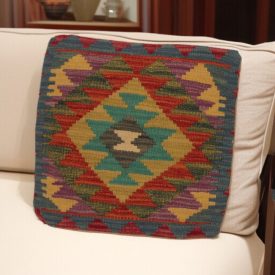 Pernă Kilim 45x45 țesută manual față de pernă