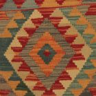Pernă decorativă Kilim 45x45 față de pernă țesută manual