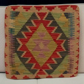 Pernă decorativă Kilim 45x45 față de pernă țesută manual
