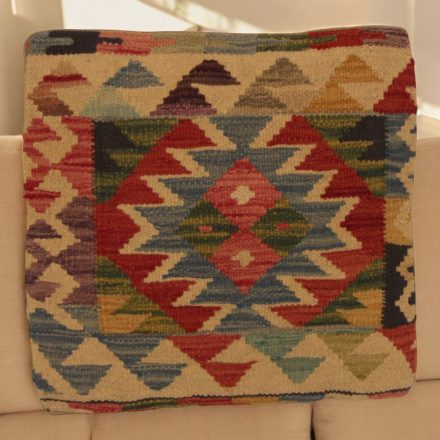 Pernă decorativă Kilim 45x45 față de pernă țesută manual