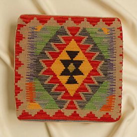 Pernă Kilim țesută manual 45x45 pernă decorativă afgană