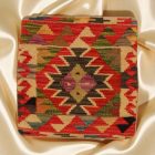 Husă de pernă țesută manual 45x45 Pernă decorativă Kilim