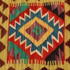 Husă de pernă țesută manual 45x45 Pernă decorativă Kilim