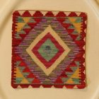Față de pernă Kilim țesută manual 45x45 pernă decorativă afgană