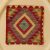 Față de pernă Kilim țesută manual 45x45 pernă decorativă afgană