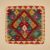 Față de pernă Kilim țesută manual 45x45 pernă decorativă afgană