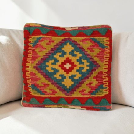 Husă de pernă kilim afgan 40x40 pernă țesută manual