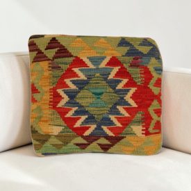 Husă de pernă kilim afgan 40x40 pernă țesută manual