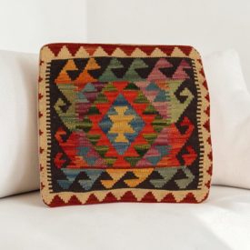 Husă de pernă kilim afgan 40x40 pernă țesută manual
