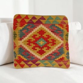 Husă de pernă kilim afgan 40x40 pernă țesută manual