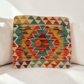 Husă de pernă kilim afgan 40x40 pernă țesută manual