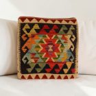 Husă de pernă kilim afgan 40x40 pernă țesută manual