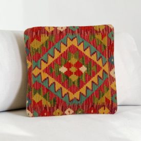 Husă de pernă kilim afgan 40x40 pernă țesută manual