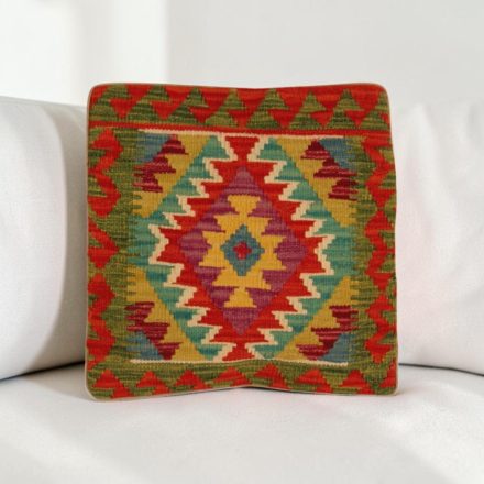 Husă de pernă kilim afgan 40x40 pernă țesută manual