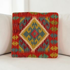 Husă de pernă kilim afgan 40x40 pernă țesută manual