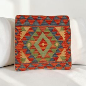 Husă de pernă kilim afgan 40x40 pernă țesută manual