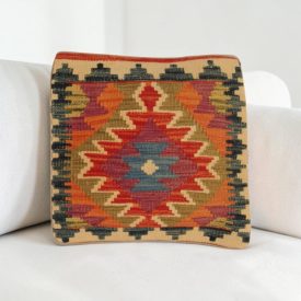 Pernă orientală 40x40 husă de pernă kilim țesută manual