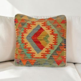 Pernă orientală 40x40 husă de pernă kilim țesută manual