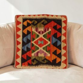   Pernă orientală 40x40 husă de pernă kilim țesută manual