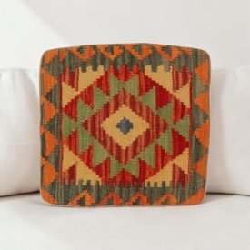 Pernă decorativă țesută manual 40x40 față de pernă Kilim
