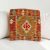 Pernă decorativă țesută manual 40x40 față de pernă Kilim