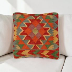 Pernă decorativă țesută manual 40x40 față de pernă Kilim