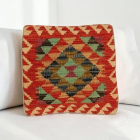 Pernă decorativă țesută manual 40x40 față de pernă Kilim